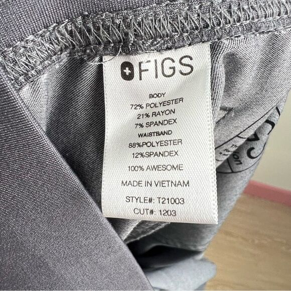 Figs Livingston Basic Scrub Pants Size XXL Graphite Style T21003 - Picture 4 of 6